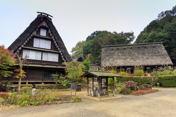 Fototapeta na wymiar Traditional Japanese house in Kawasaki Japan