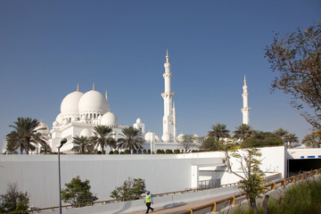 Fototapeta na wymiar sheikh zayed grand mosque, Abu Dhabi, UAE