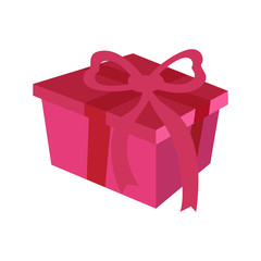 Isolated wrapped present