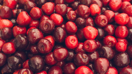 Cherry.  Fruit background