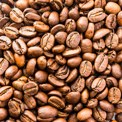 Coffee beans texture. coffee background