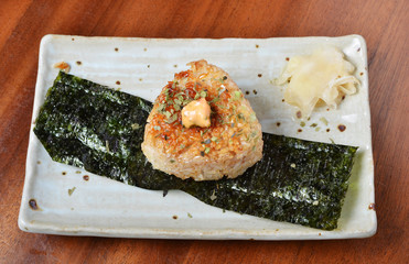Japanese cuisine, Onigiri - rice ball 