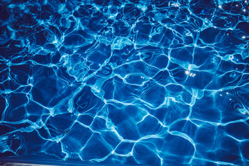Abstract Blue Waves Background. pool water