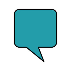 Naklejka premium speech bubble message icon vector illustration design