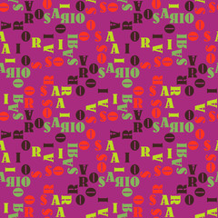 Rosario seamless pattern. Autentic artistic design for background.