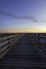 Obraz na płótnie Canvas Sunset on Orange Beach Alabama