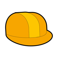 helmet construction isolated icon vector illustration design