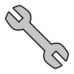 wrench tool isolated icon vector illustration design
