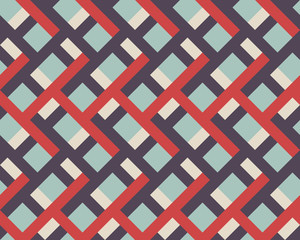 Abstract seamless retro vintage pattern background