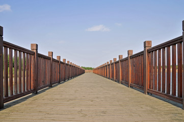 Obraz premium Wooden bridge