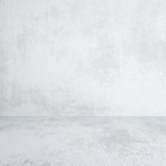 Empty gray cement room, background, banner, interior design, product display montage, mock up background