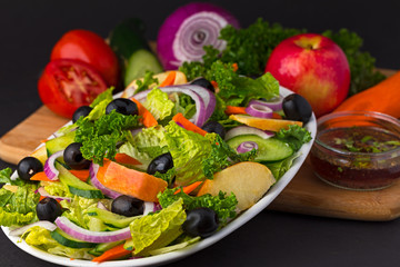 Mix greens Kale salad