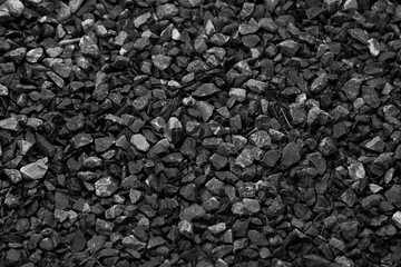 The background of the gravel image used as a walkway in the garden decor for the garden and gravel...