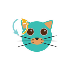 Recycle Cat Logo Icon Design