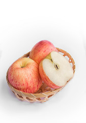 Fresh red Fuji apples