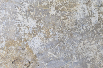 Abstract crack pattern on old concrete floor background