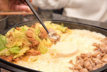 家庭のチーズタッカルビ