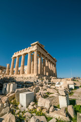 Obraz premium Parthenon Acropolis of Athens Archaeological Place