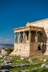 Fototapeta premium Erechtheion at Parthenon Acropolis of Athens Archaeological Place