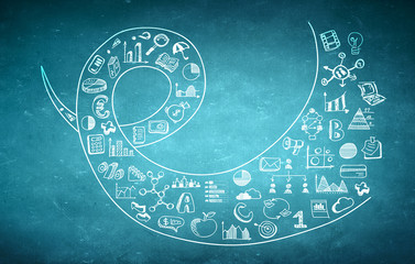 Business concept backdrop