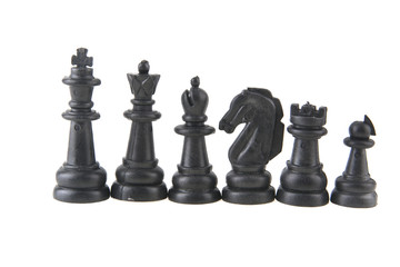 chess isolated on white background