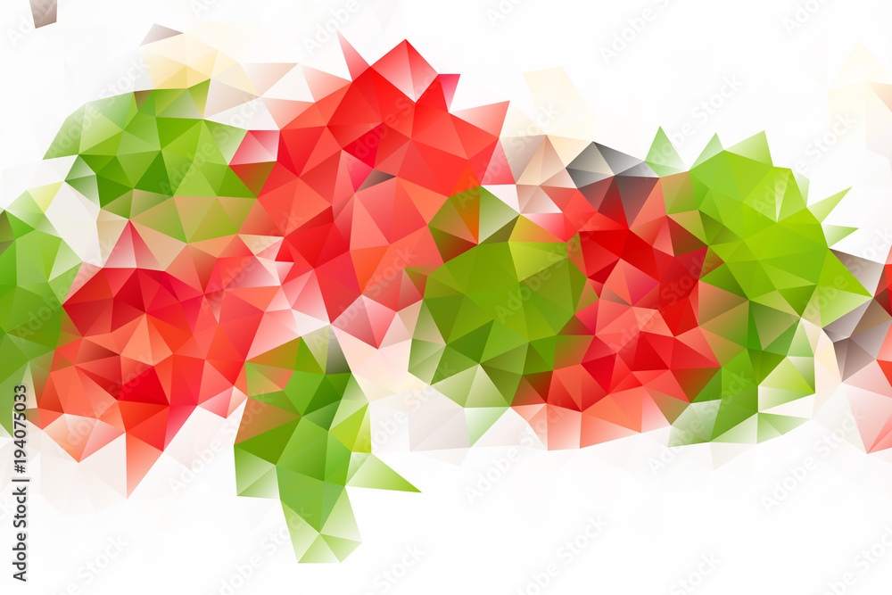 Aufkleber vector multicolored abstract background of effect geometric triangles