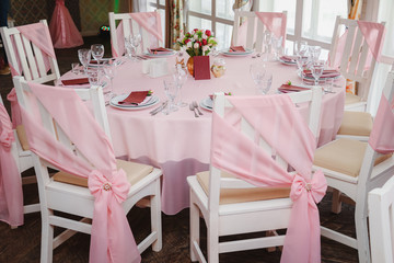 wedding table for guests