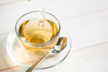 morning tea on the table