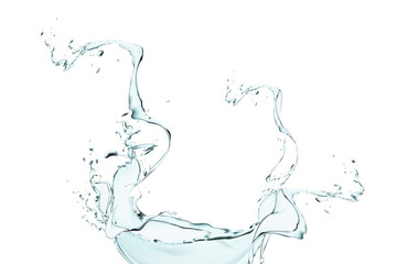 Splashing water elements