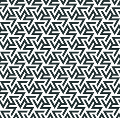 Vector geometric ornament. Abstract seamless pattern