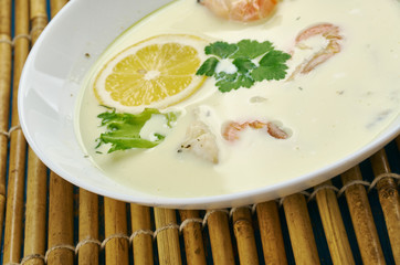  Coconut Shrimp and Cod Chowder