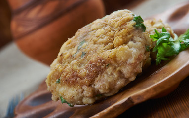 Newfoundland fish cakes