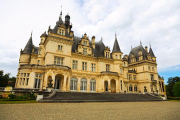 Fototapeta na wymiar Montrejeau castle of Valmirande