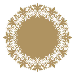 Vector baroque ornament in Victorian style. Ornate element for design. Toolkit for designer. Traditional floral decor. EPS 8
