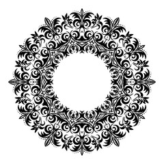 Vector baroque ornament in Victorian style. Ornate element for design. Toolkit for designer. Traditional floral decor. EPS 8