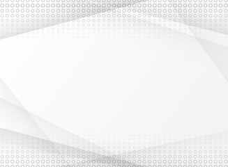 Fototapeta premium Abstract halftone white and grey background texture. Template and layout website, poster, banner, brochure, leaflet, print , ad.