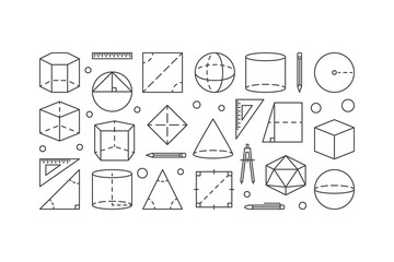 Geometry vector concept illustration