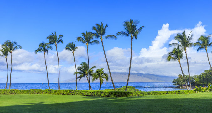 Wailea Beach Near Kihei, Maui, Hawaii