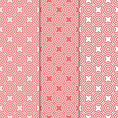 Geometric colored vertical seamless pattern