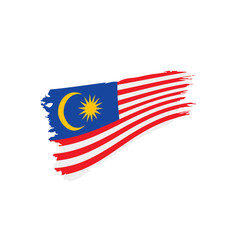 Malaysia flag, vector illustration