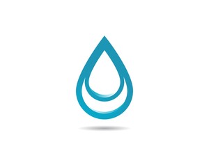 water drop Logo Template