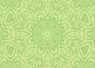 Drawing lines concentric abstract pattern