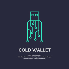 Cold wallet for cryptocurrency. Global Digital technologies.