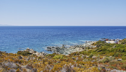 Fototapeta na wymiar Coast Mediterranean landscape 