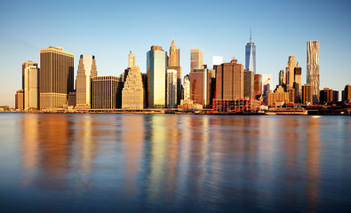 Fototapeta na wymiar Lower Manhattan, New York, United States