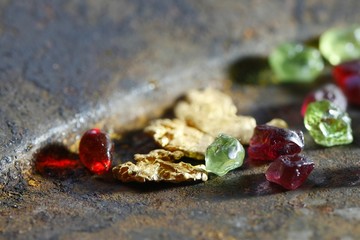 Gold and jewels