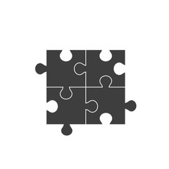 Jigsaw puzzle symbol icon vector illustration graphic design 