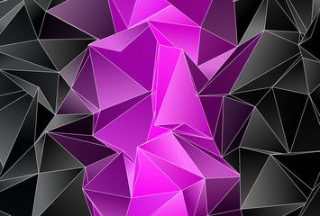 Obraz premium Polygonal background. Abstract triangulated texture