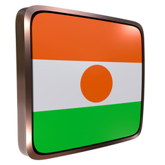 Republic of Niger flag icon