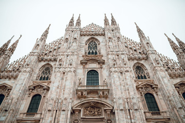 Duomo of Milan, Italy. Cathedral. Symbol of Milano.